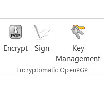 Encryptomatic OpenPGP for MS Outlook software